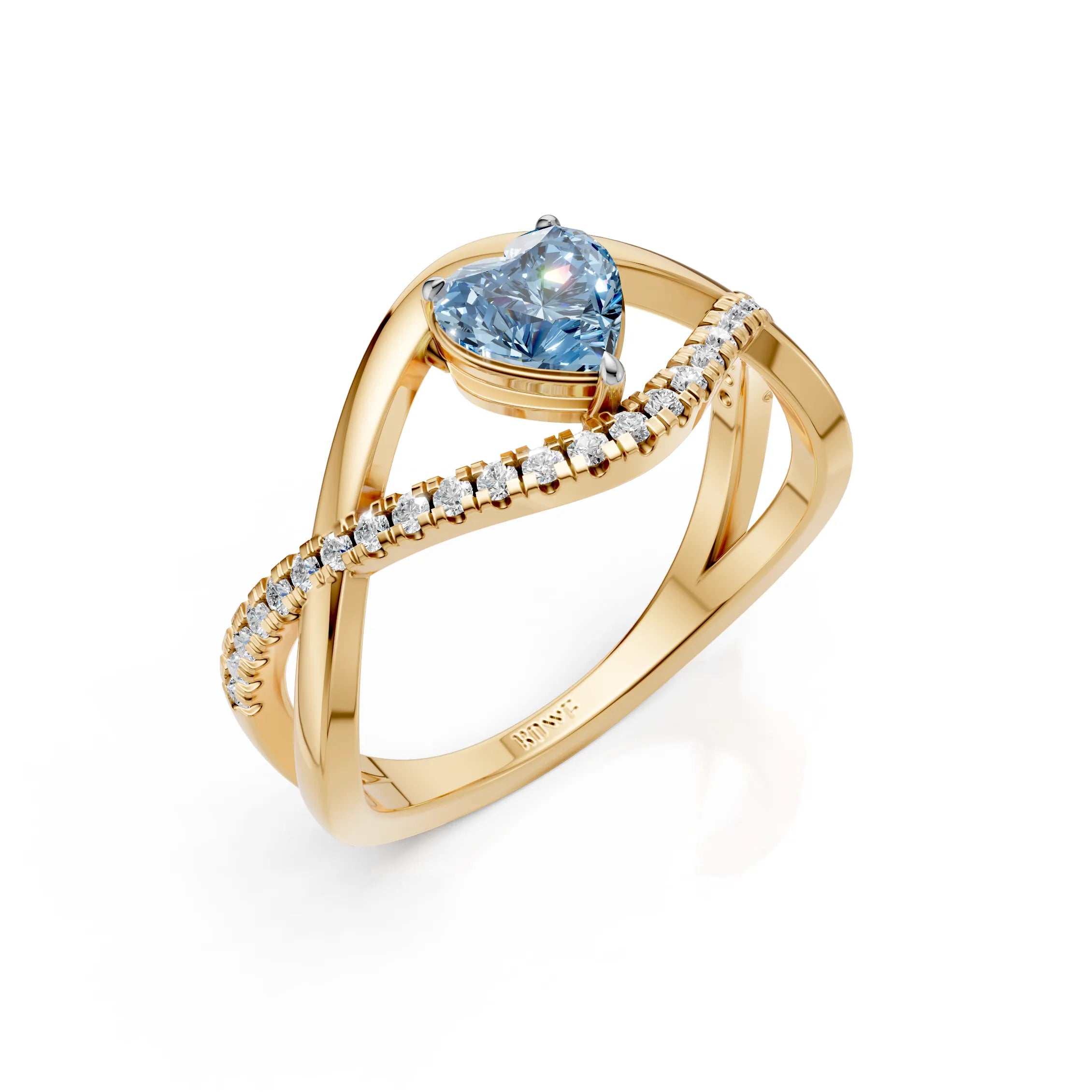 Blue Heart Ring