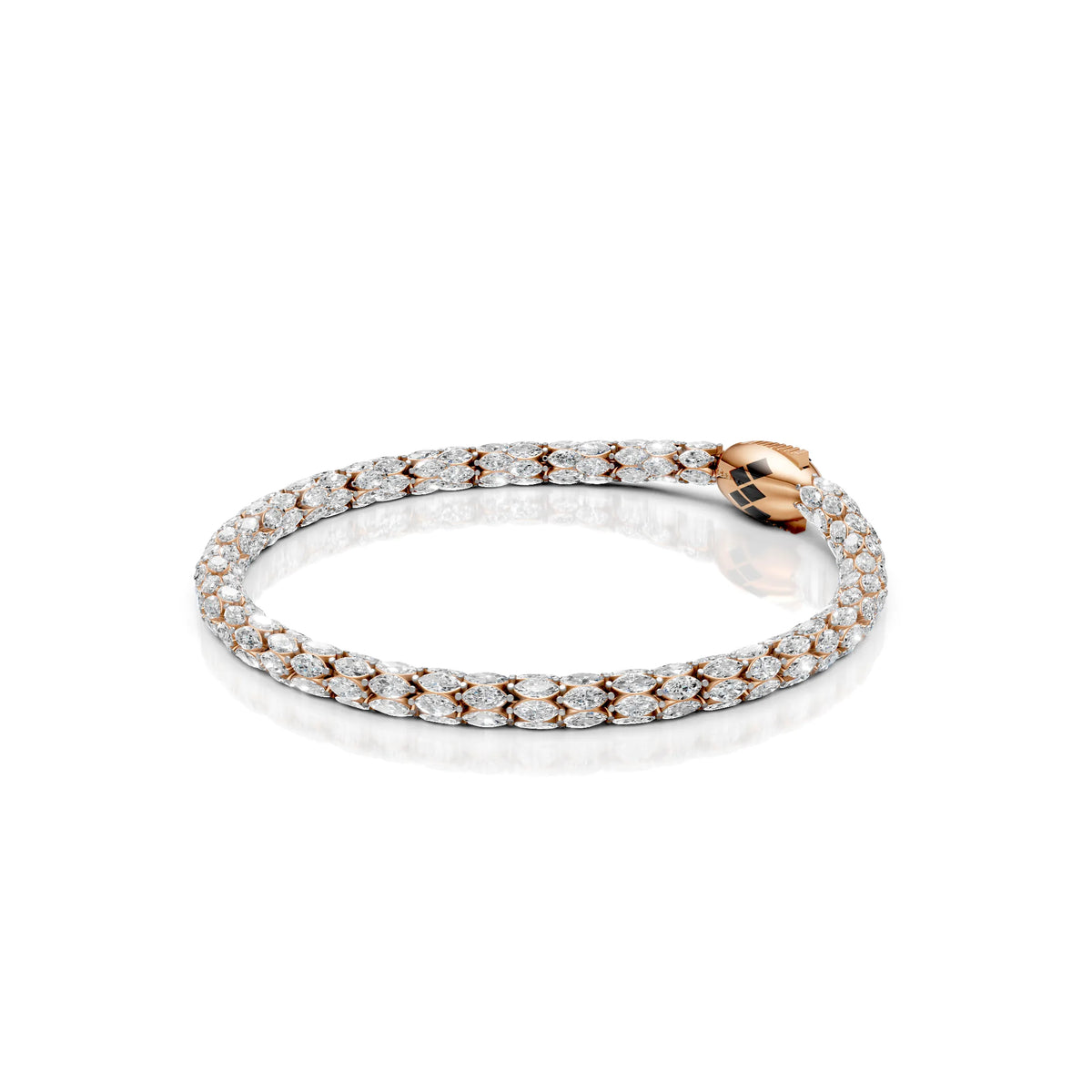 Marquise Spiral Rope Bracelet