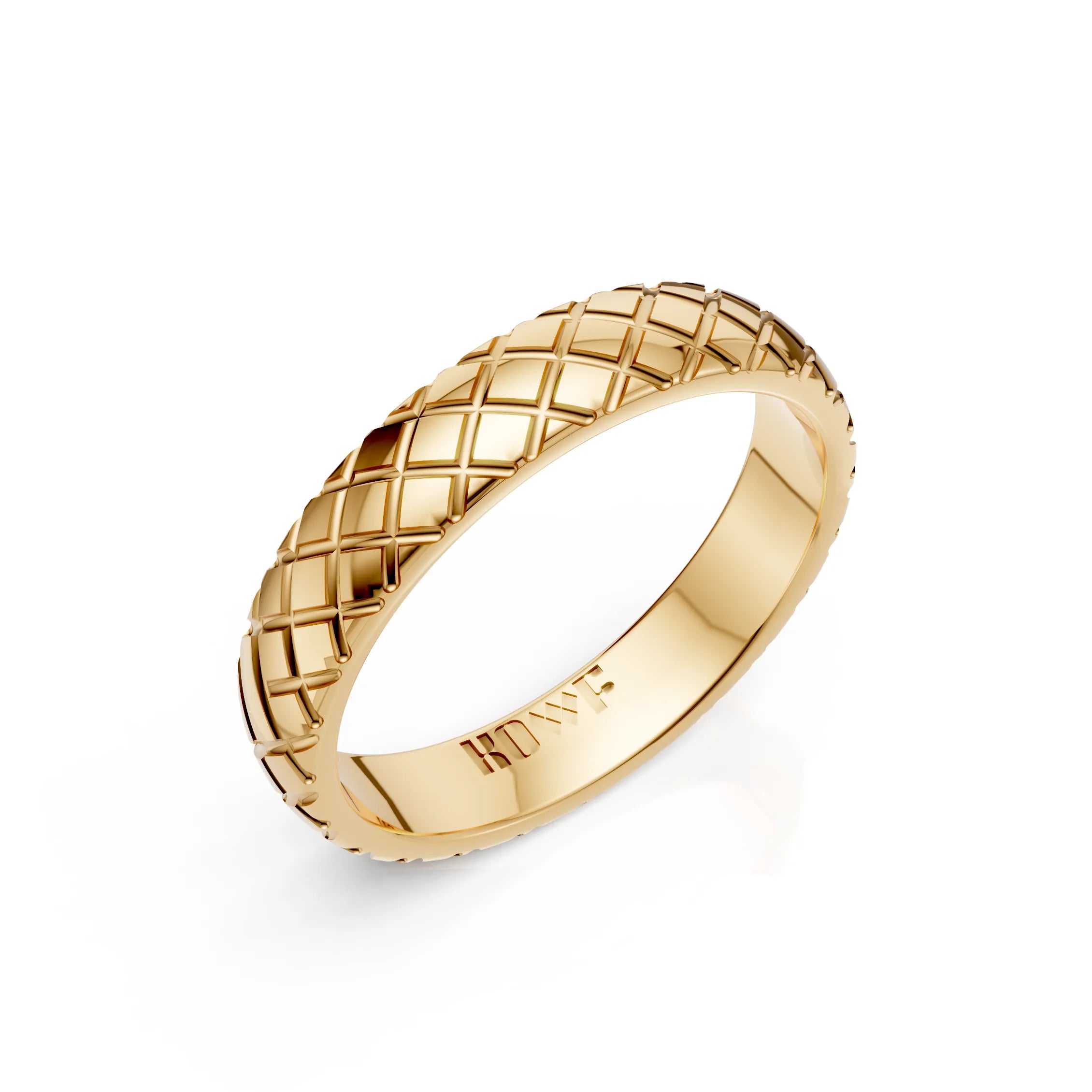 Textured Band Ring