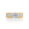 Elegant Princess-Cut Ring