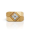 Geometric Diamond Ring