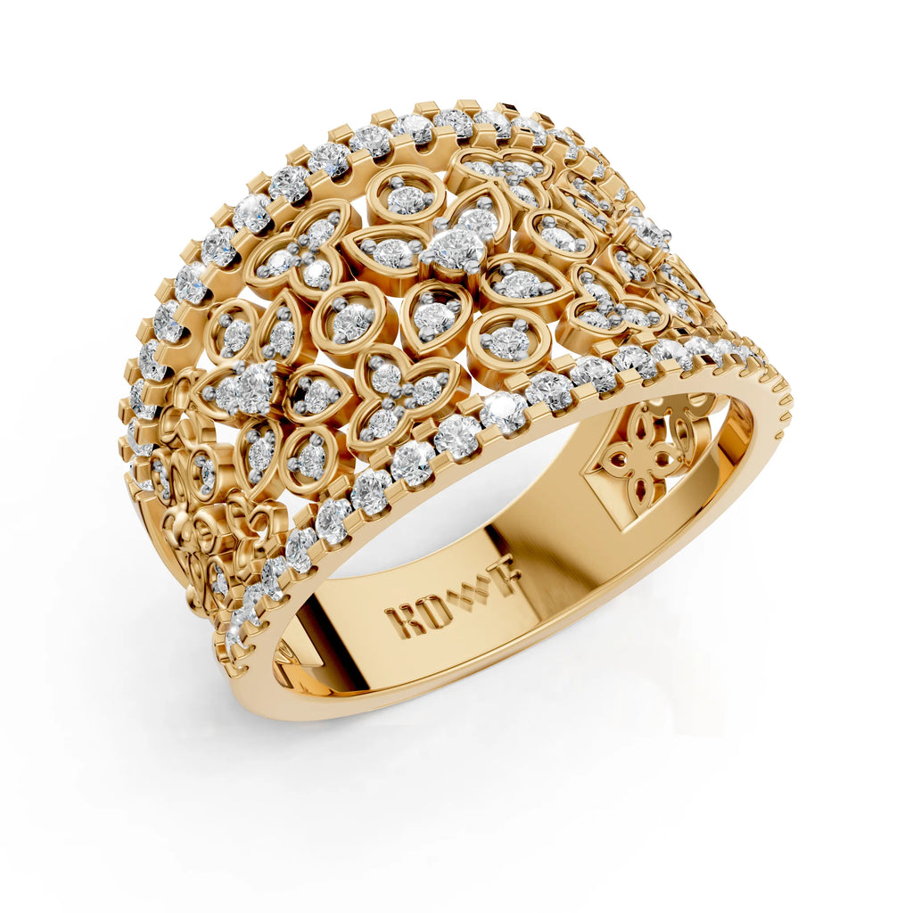 Royal Blossom Diamond Ring
