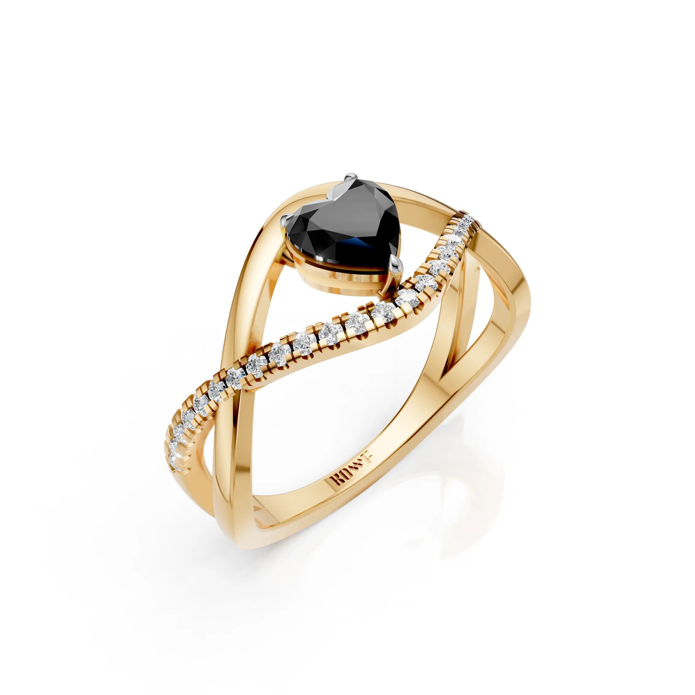Black Heart Ring