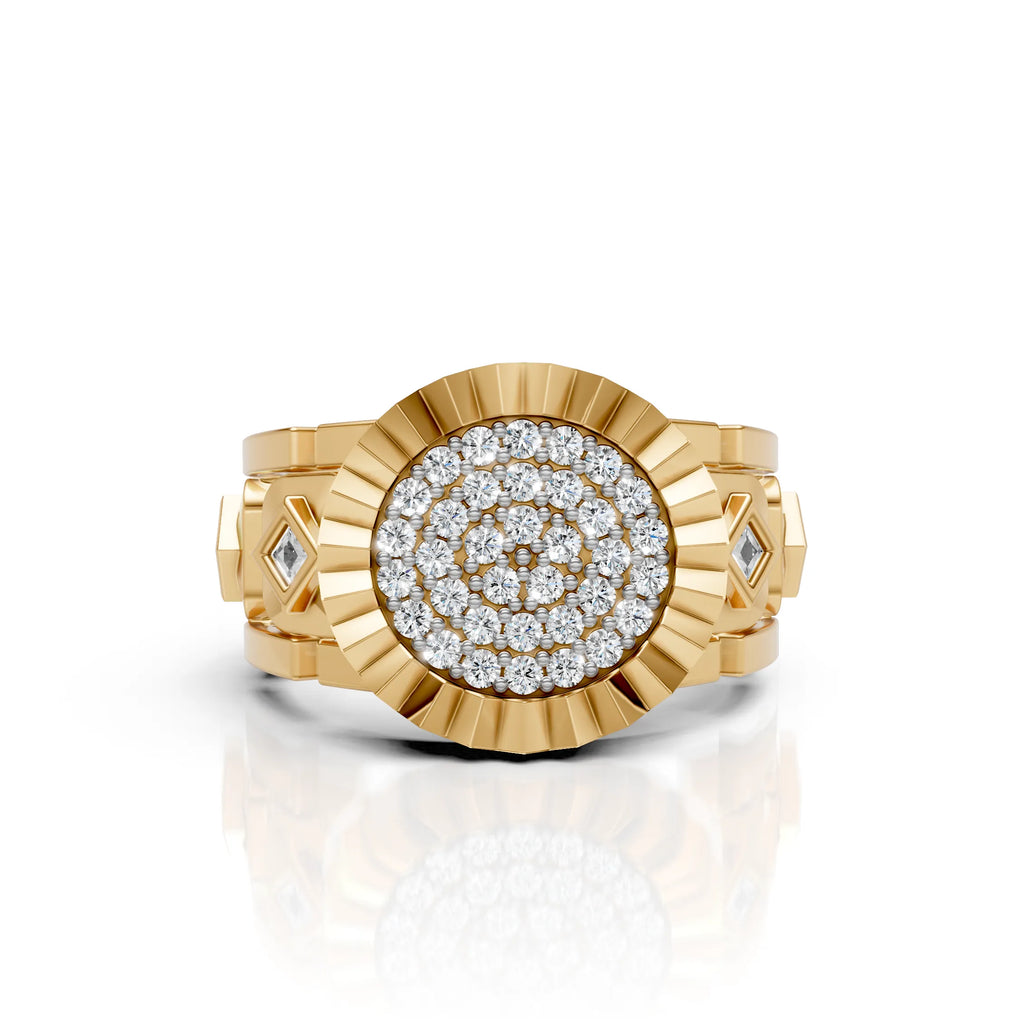 Modern Flex-Fit Silver Ring