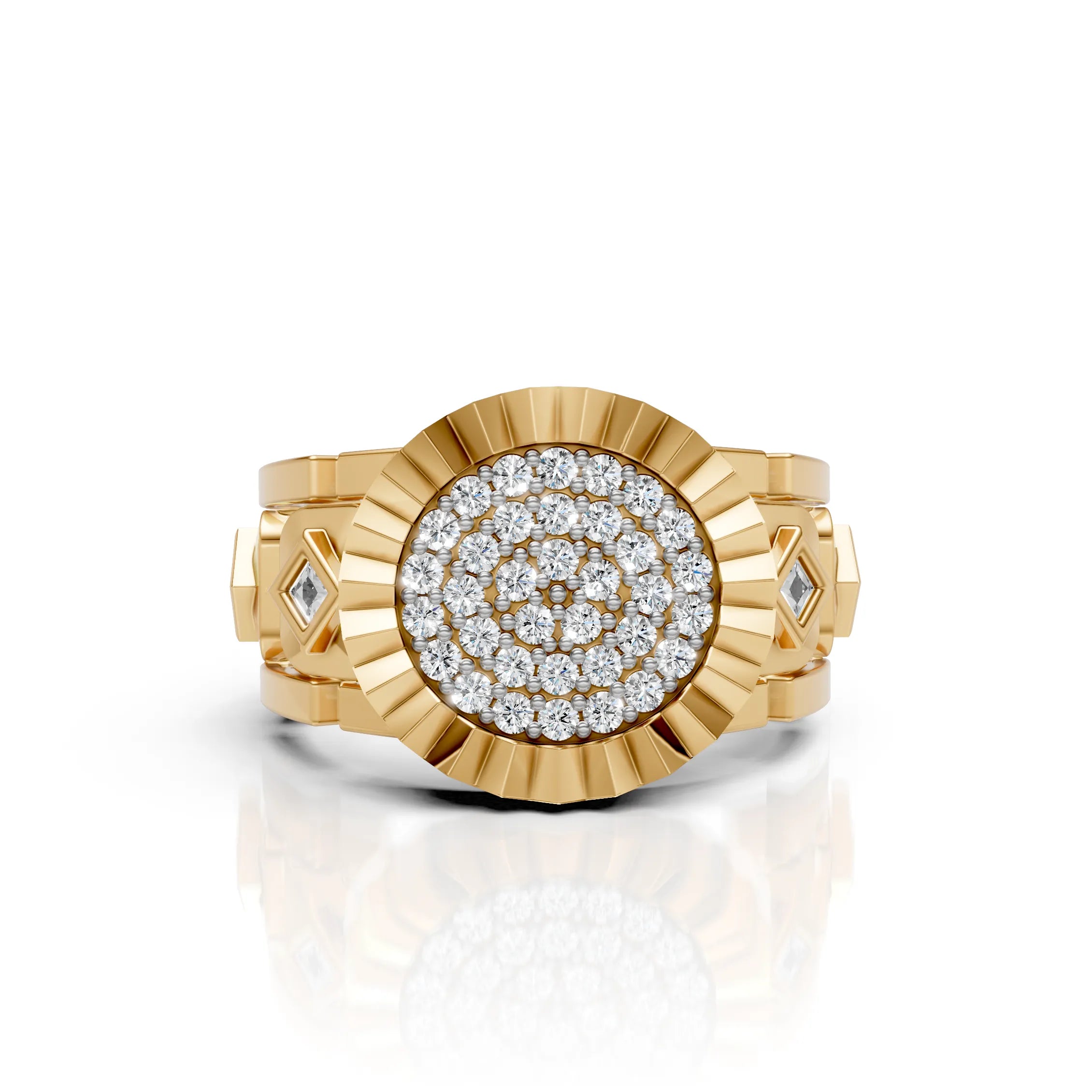 Modern Flex-Fit Silver Ring