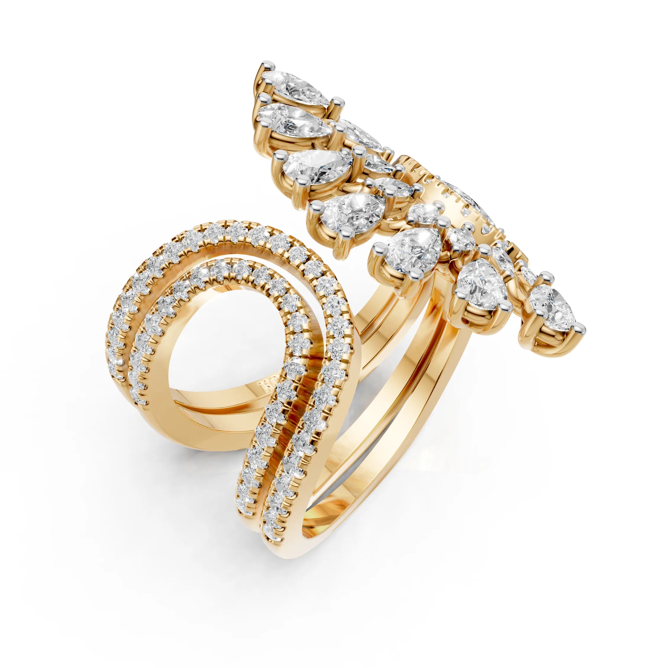 Peacock Feather Ring