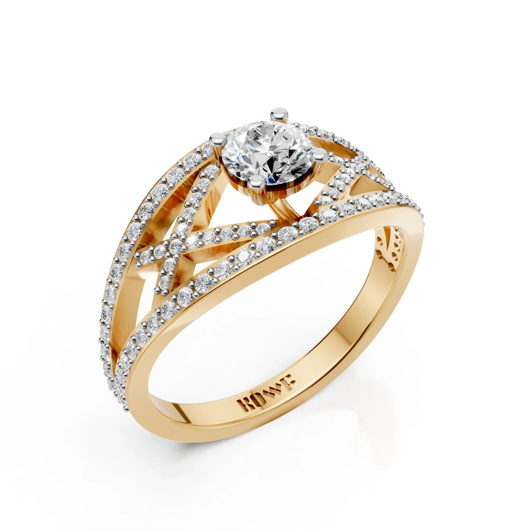 Geometric Pattern Ring