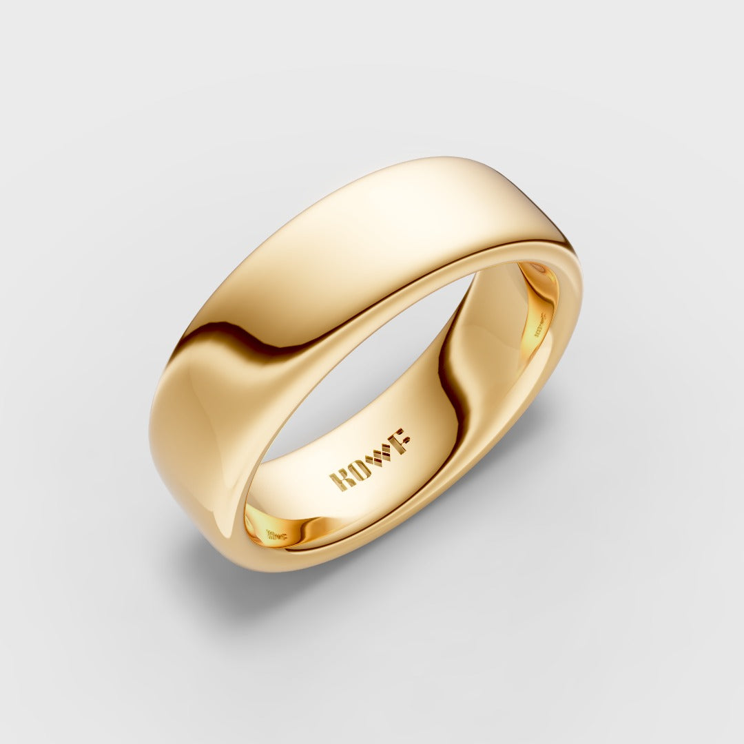 Classic Plain Polished Band Ring