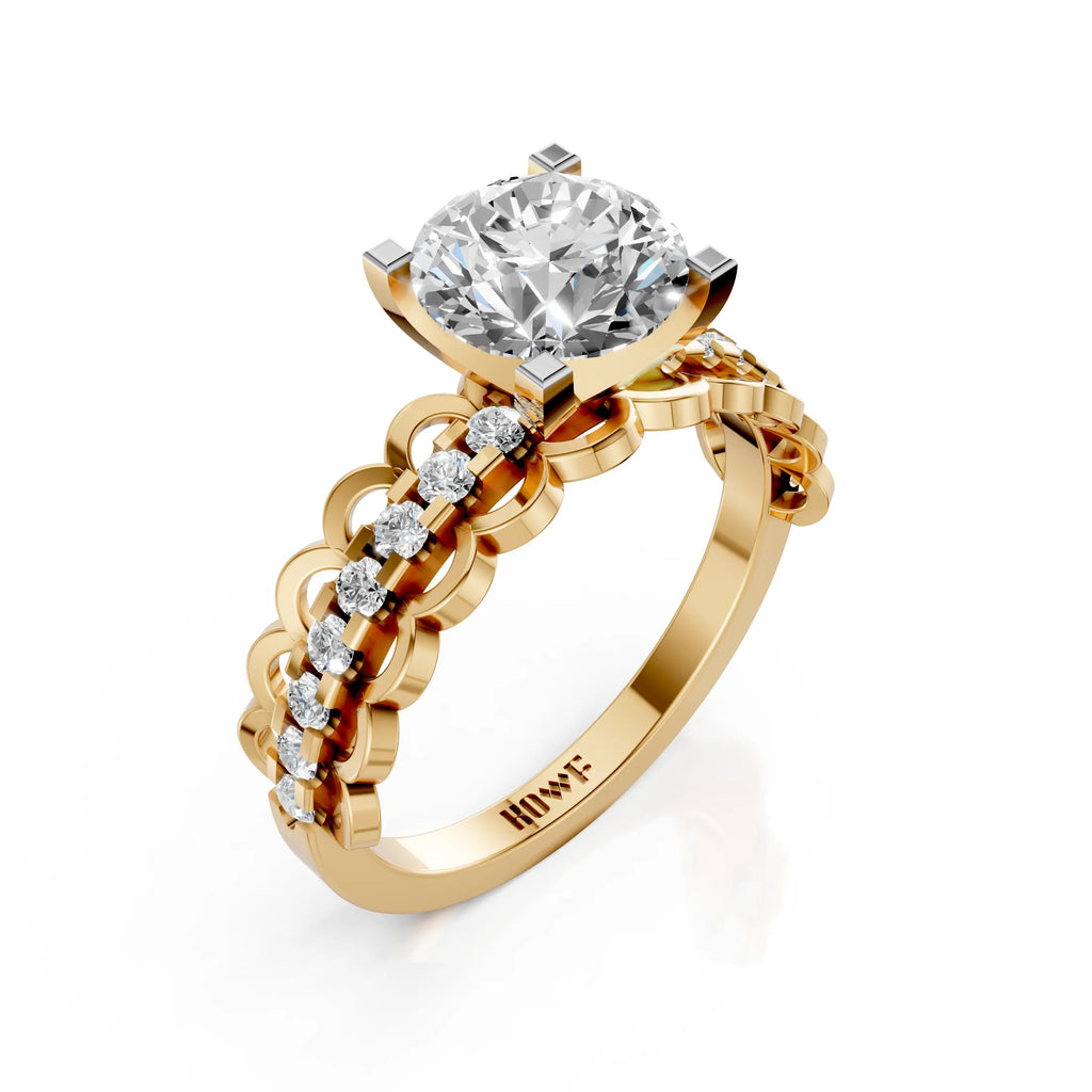 Round Solitaire Diamond Ring