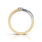 Wave Solitaire Ring