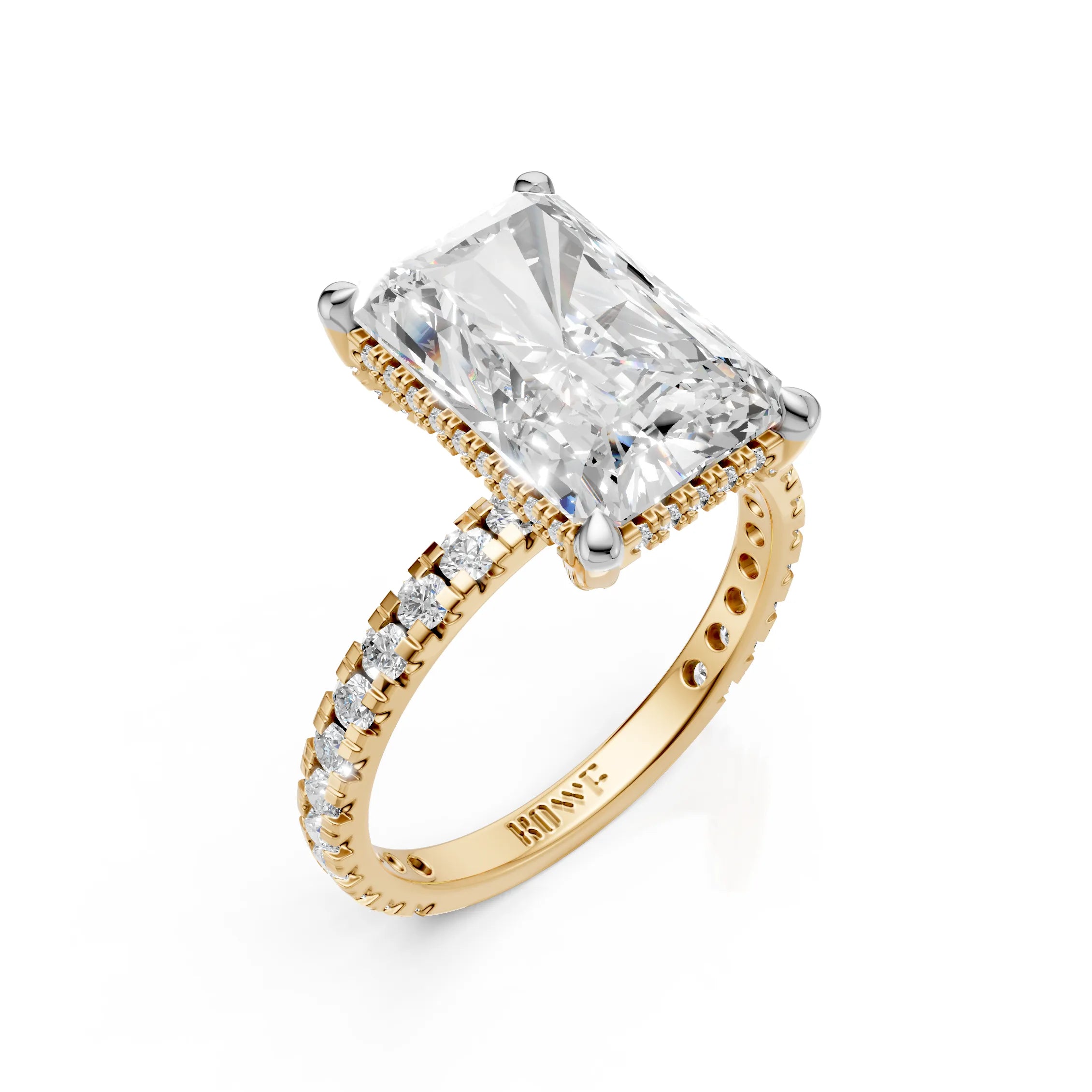 Radiant-Cut Diamond Ring