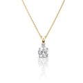Classic Double Diamond Solitaire Pendant