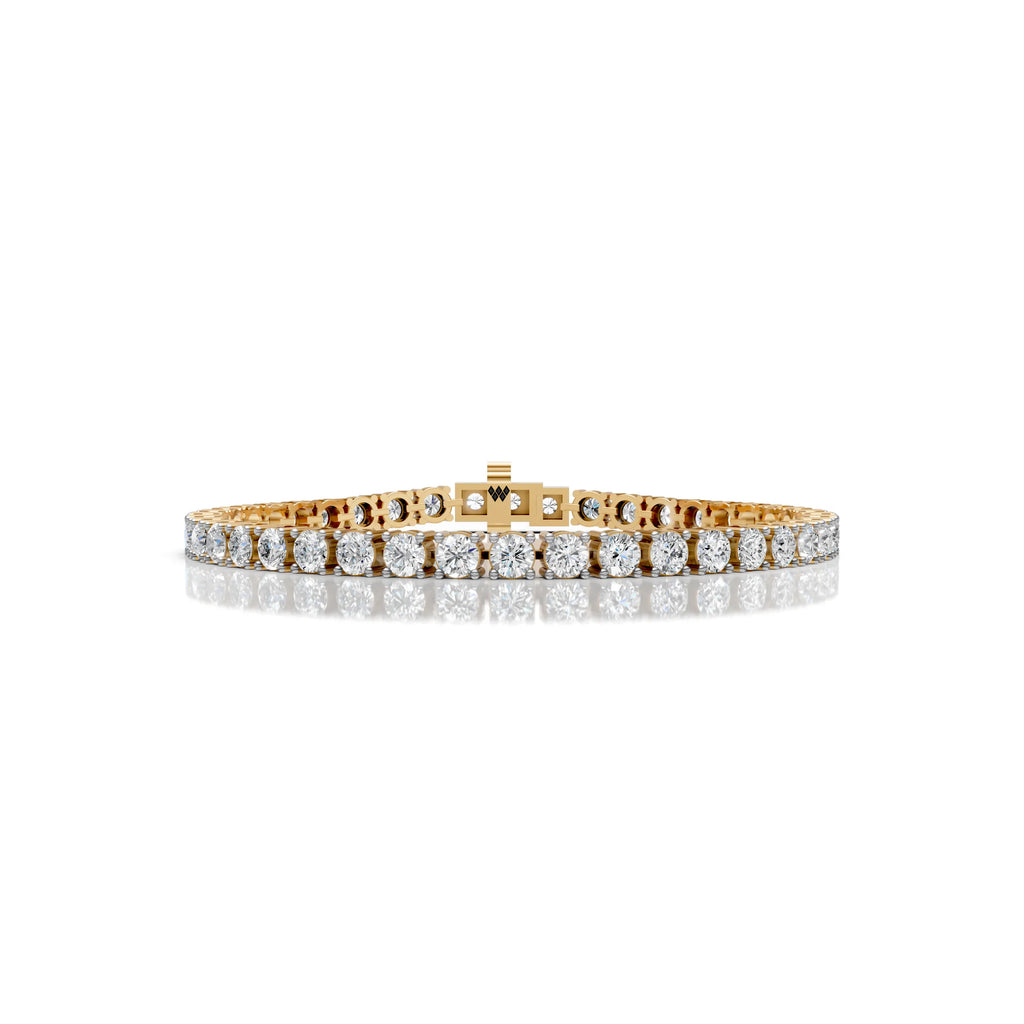 4 MM Round Shaped Tennis Bracelet