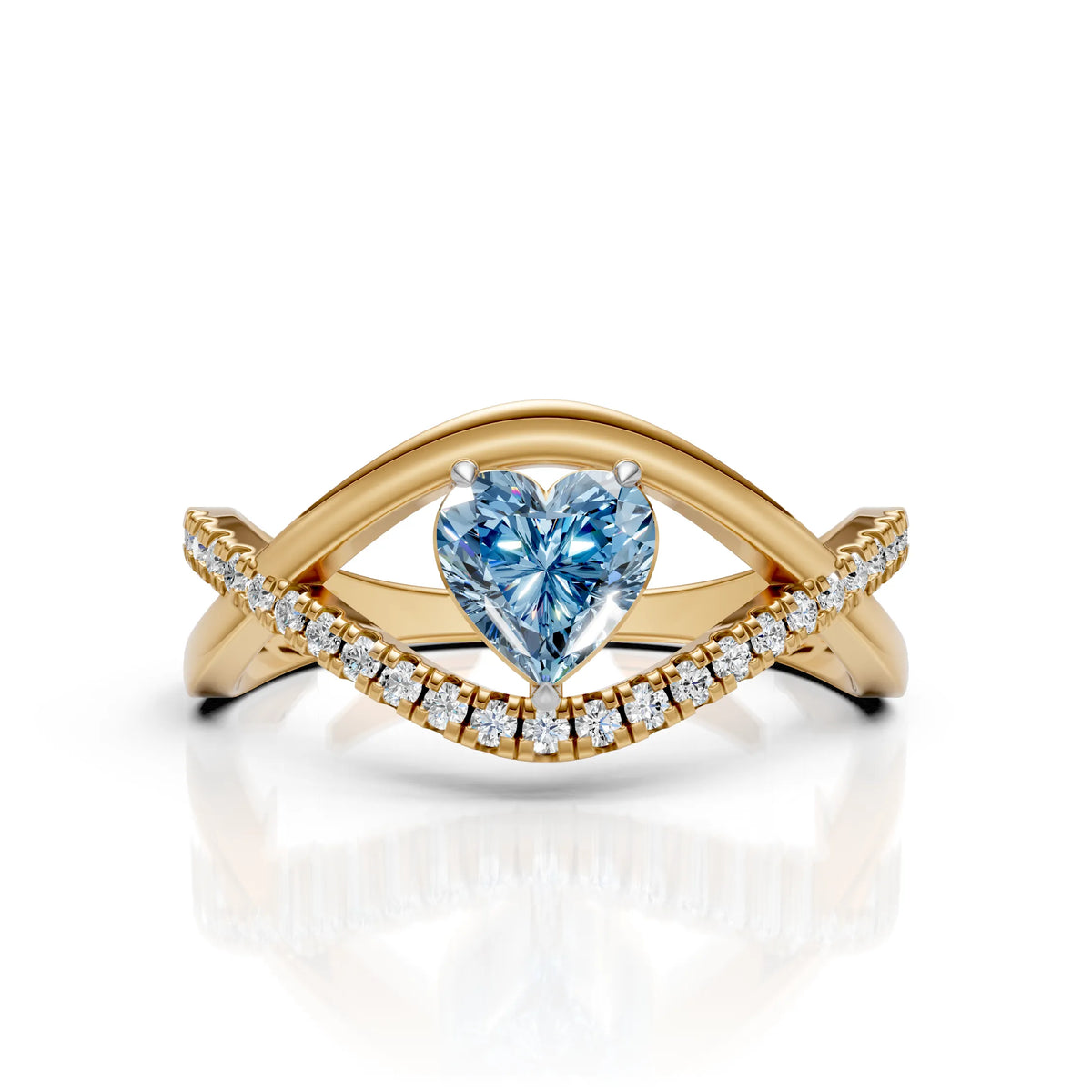 Blue Heart Ring