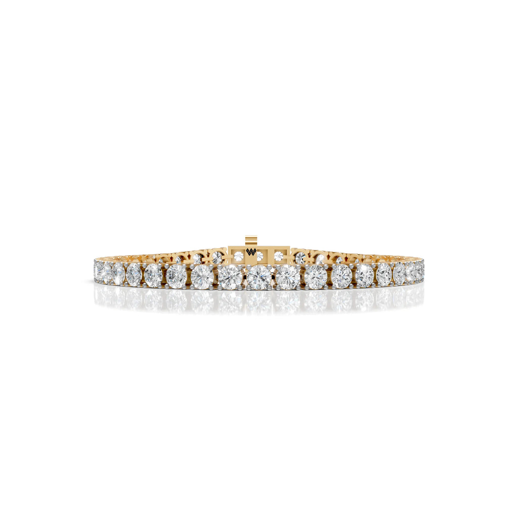 4.5 MM Round Shaped Tennis Bracelet