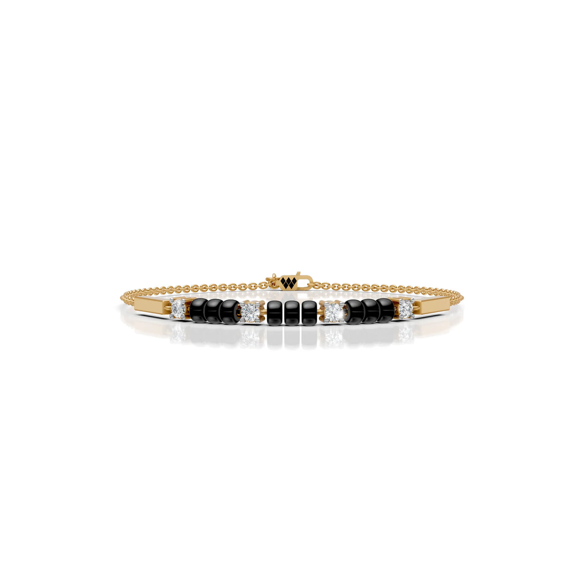 Onyx Rhythm Anklet