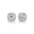 Classic Round Halo Diamond Earring