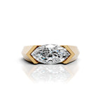 Marquise Solitaire Statement Ring