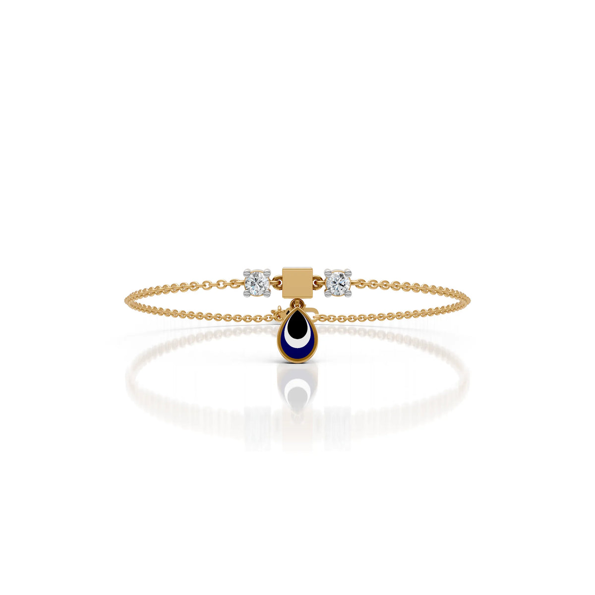 Blue Eye Drop Anklet