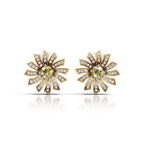Sunflower Yellow Diamond Earring