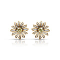 Sunflower Yellow Diamond Earring