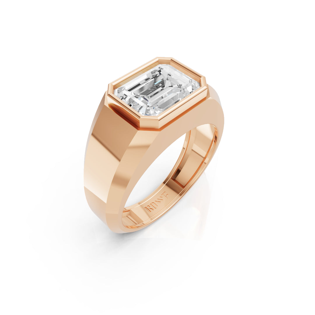 Emerald Bezel Ring