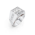 Square Solitaire Ring