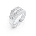 Double Line Diamond Ring