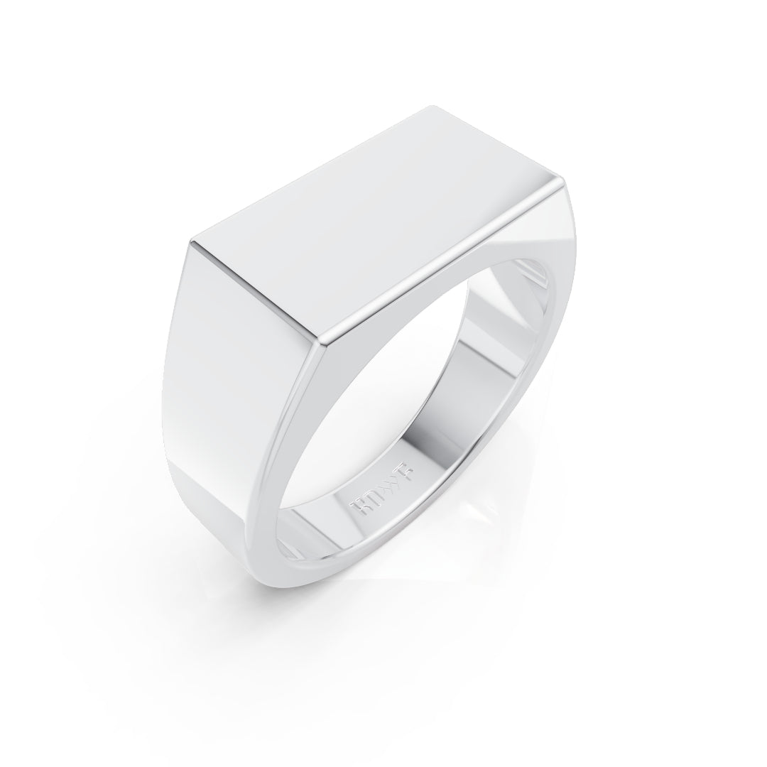 Classic Rectangle Plain Ring