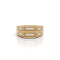 Double Line Diamond Ring