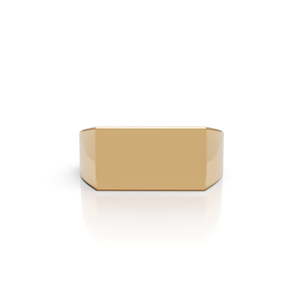 Classic Rectangle Plain Ring