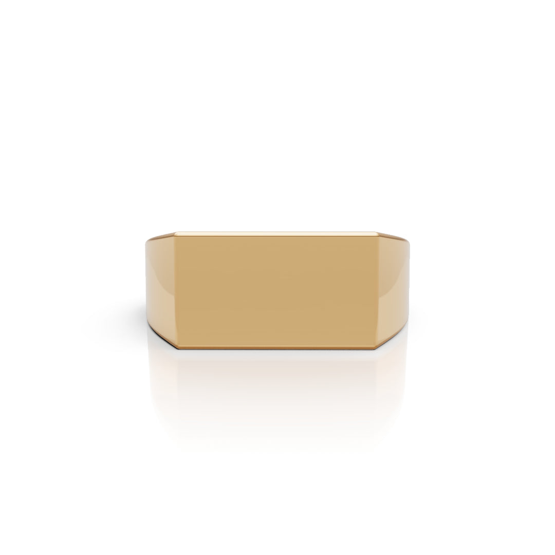 Classic Rectangle Plain Ring