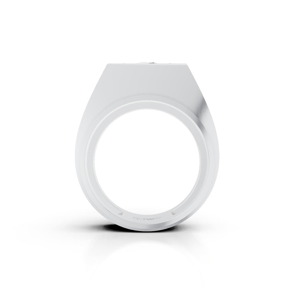 Square Solitaire Ring