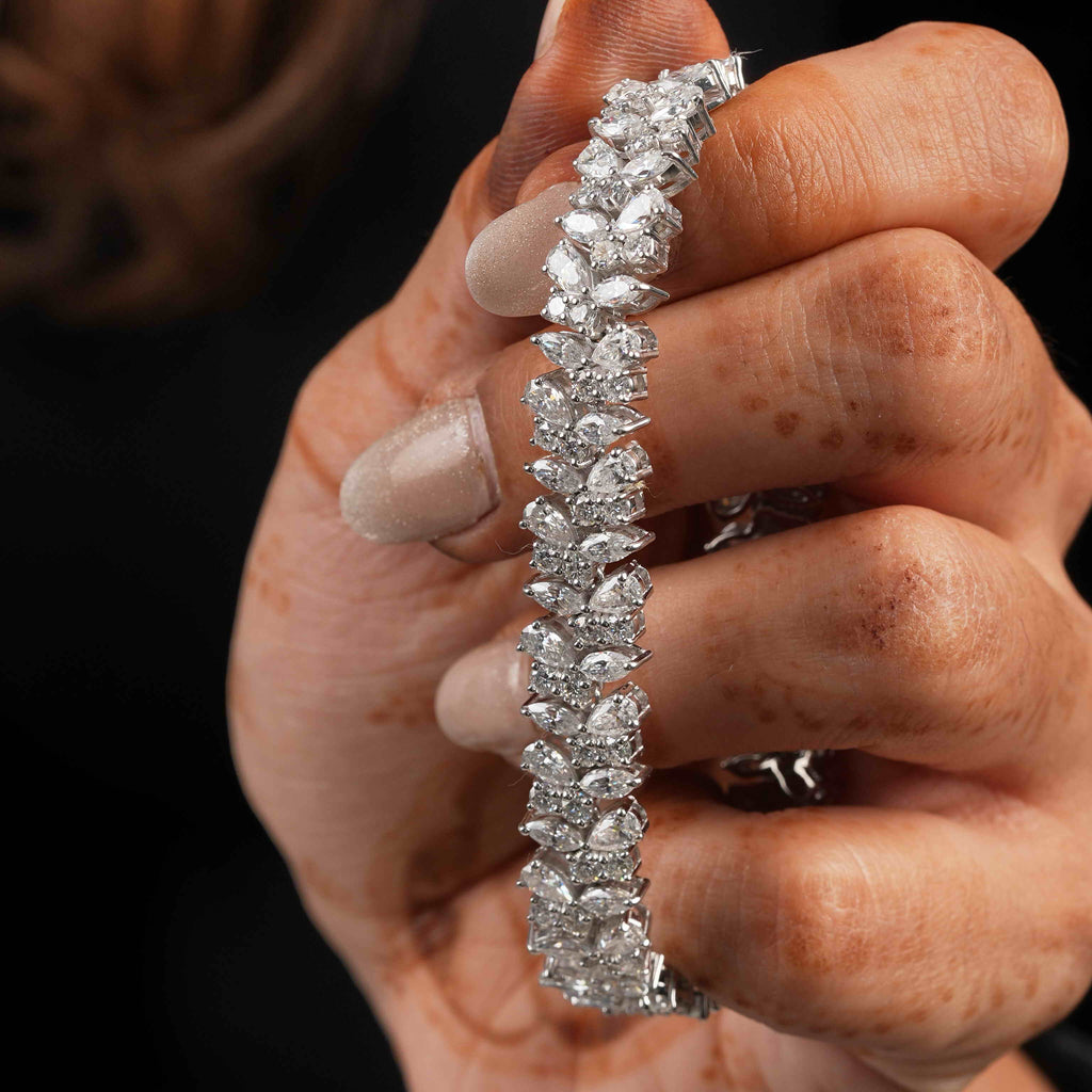 Marquise & Pear Bracelet