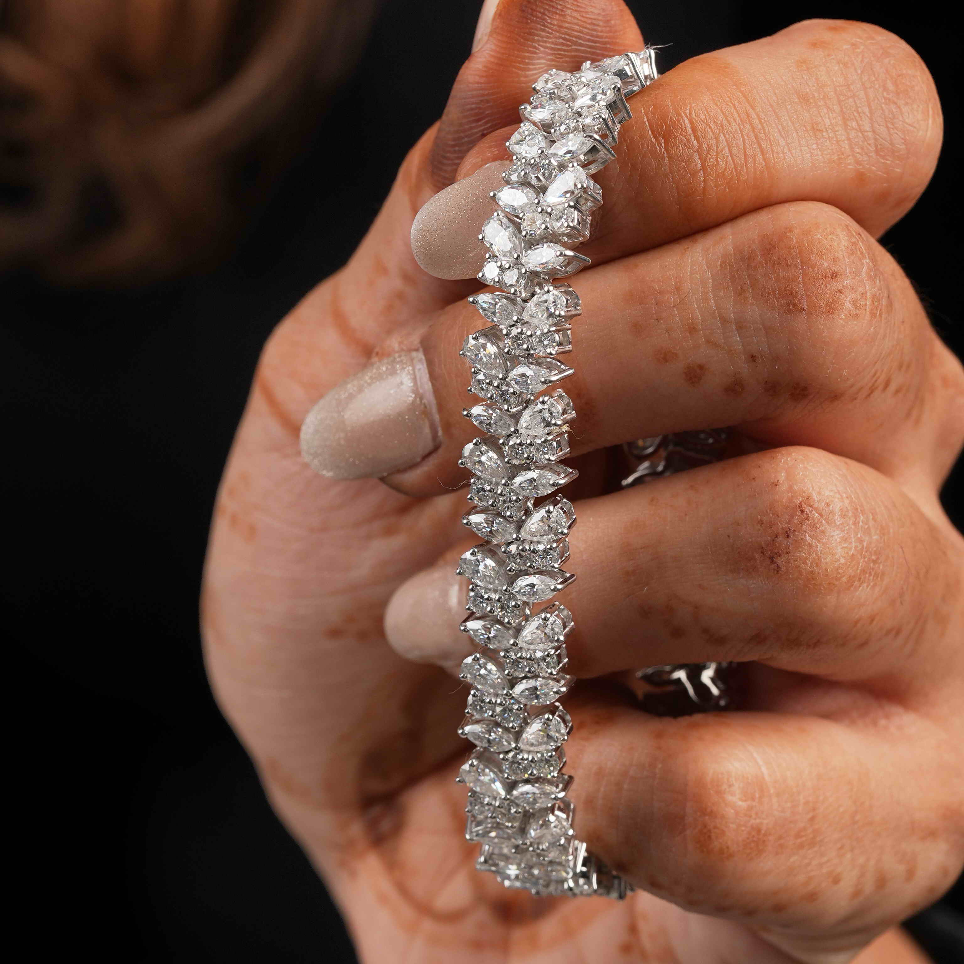 Marquise & Pear Bracelet