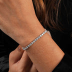 3.5 MM Round Shaped Tennis Bracelet