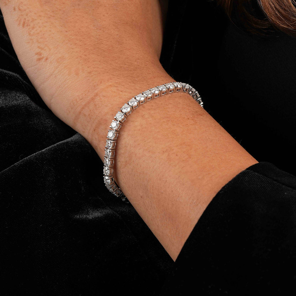 4 MM Round Shaped Tennis Bracelet