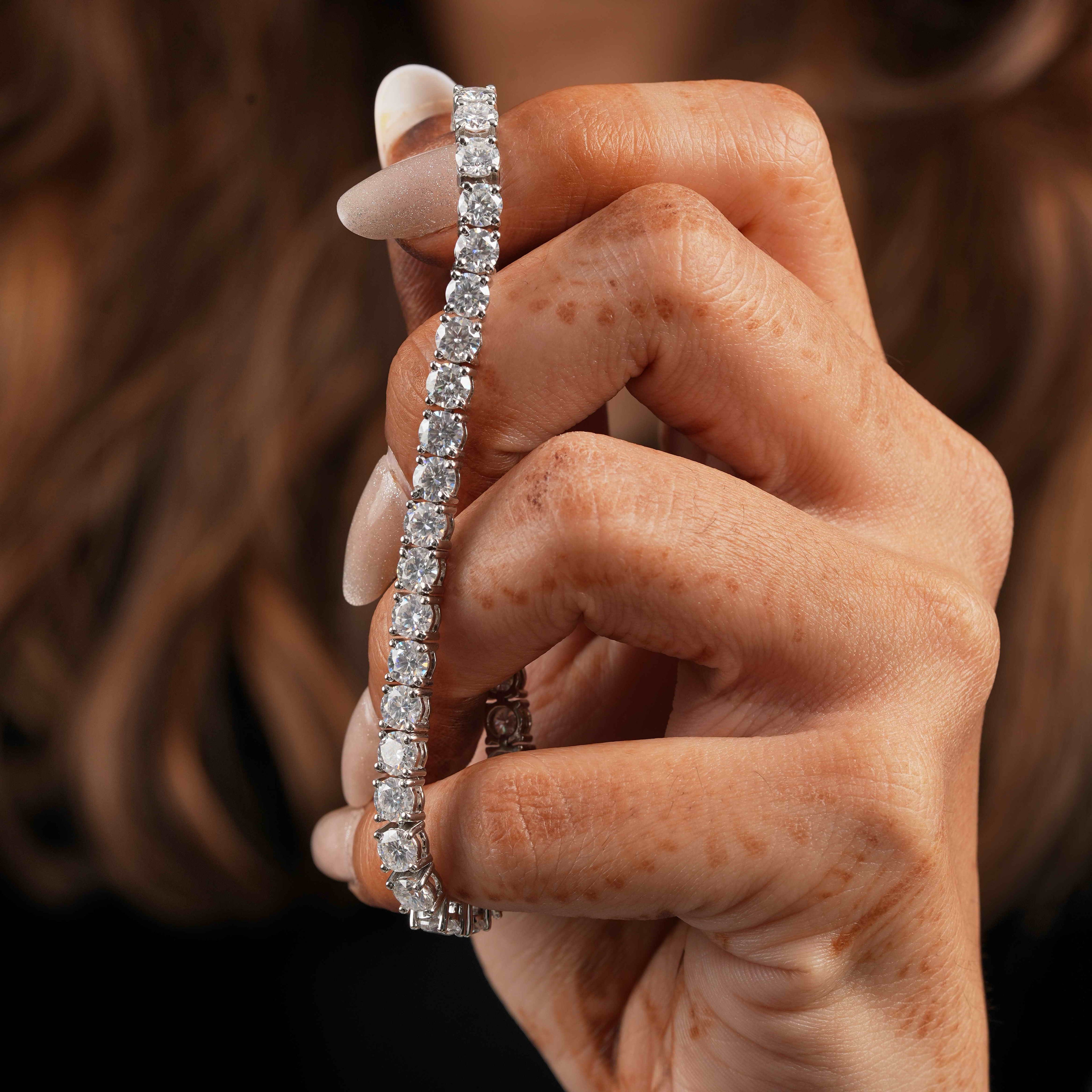 4.5 MM Round Shaped Tennis Bracelet