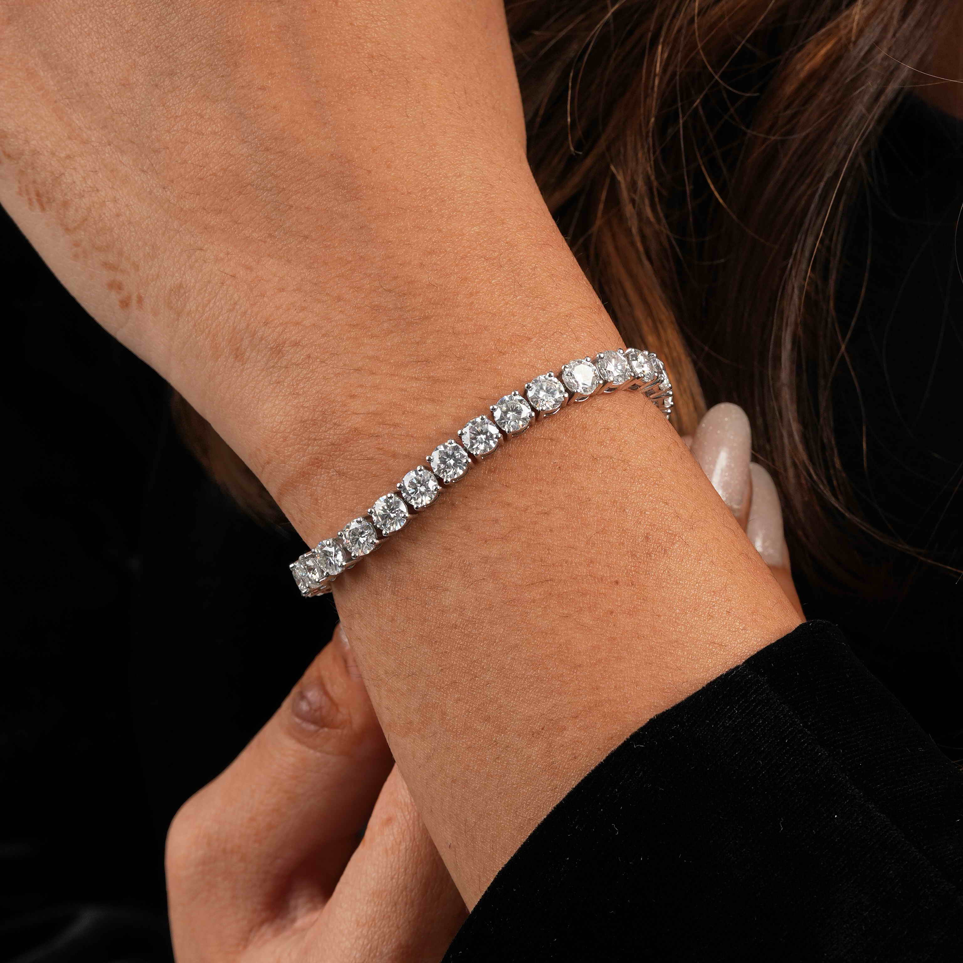 5 MM Round Shaped Tennis Bracelet