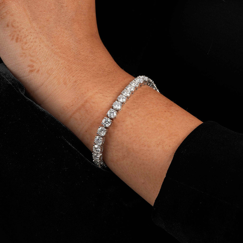 5 MM Round Shaped Tennis Bracelet
