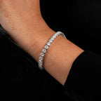 5 MM Round Shaped Tennis Bracelet