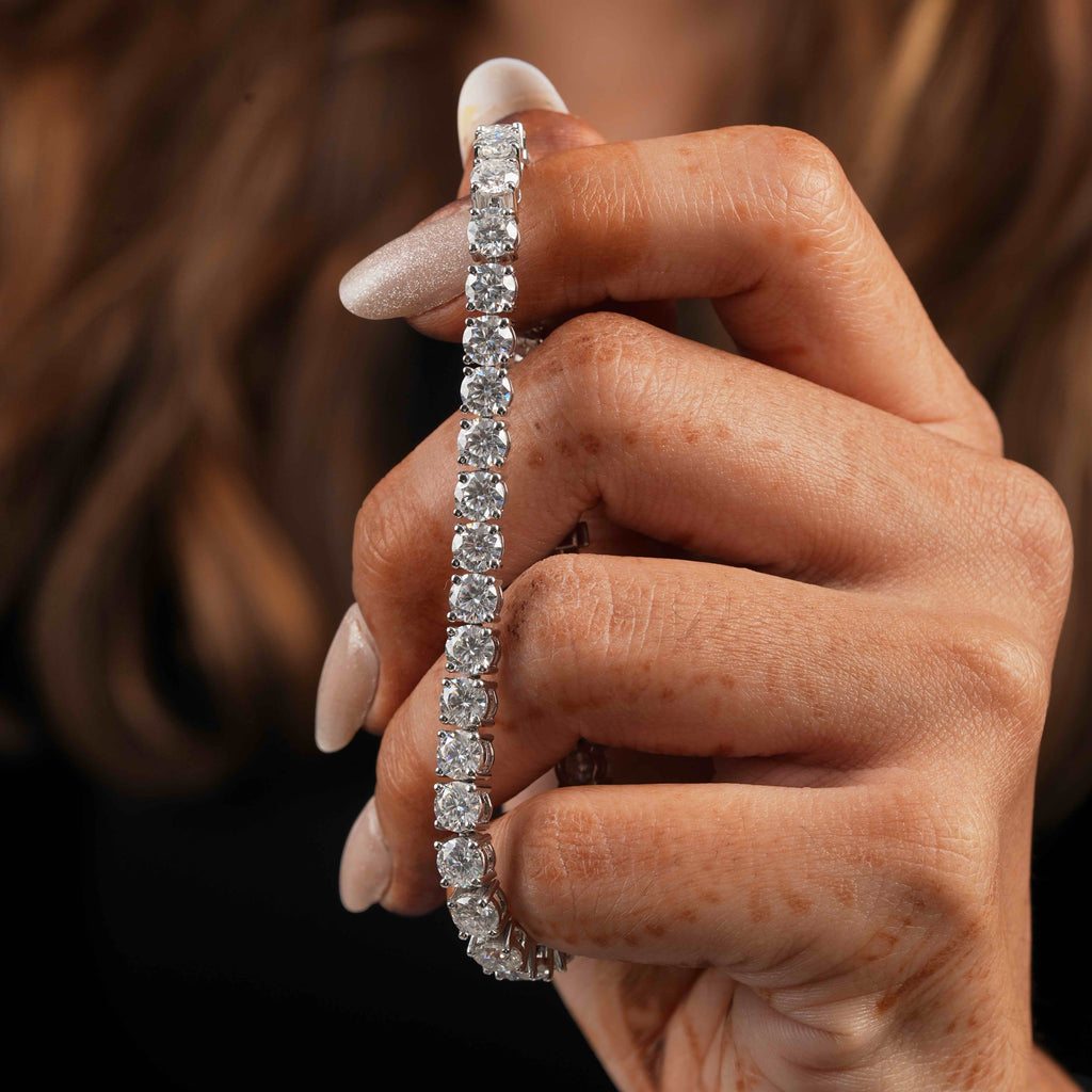 5 MM Round Shaped Tennis Bracelet