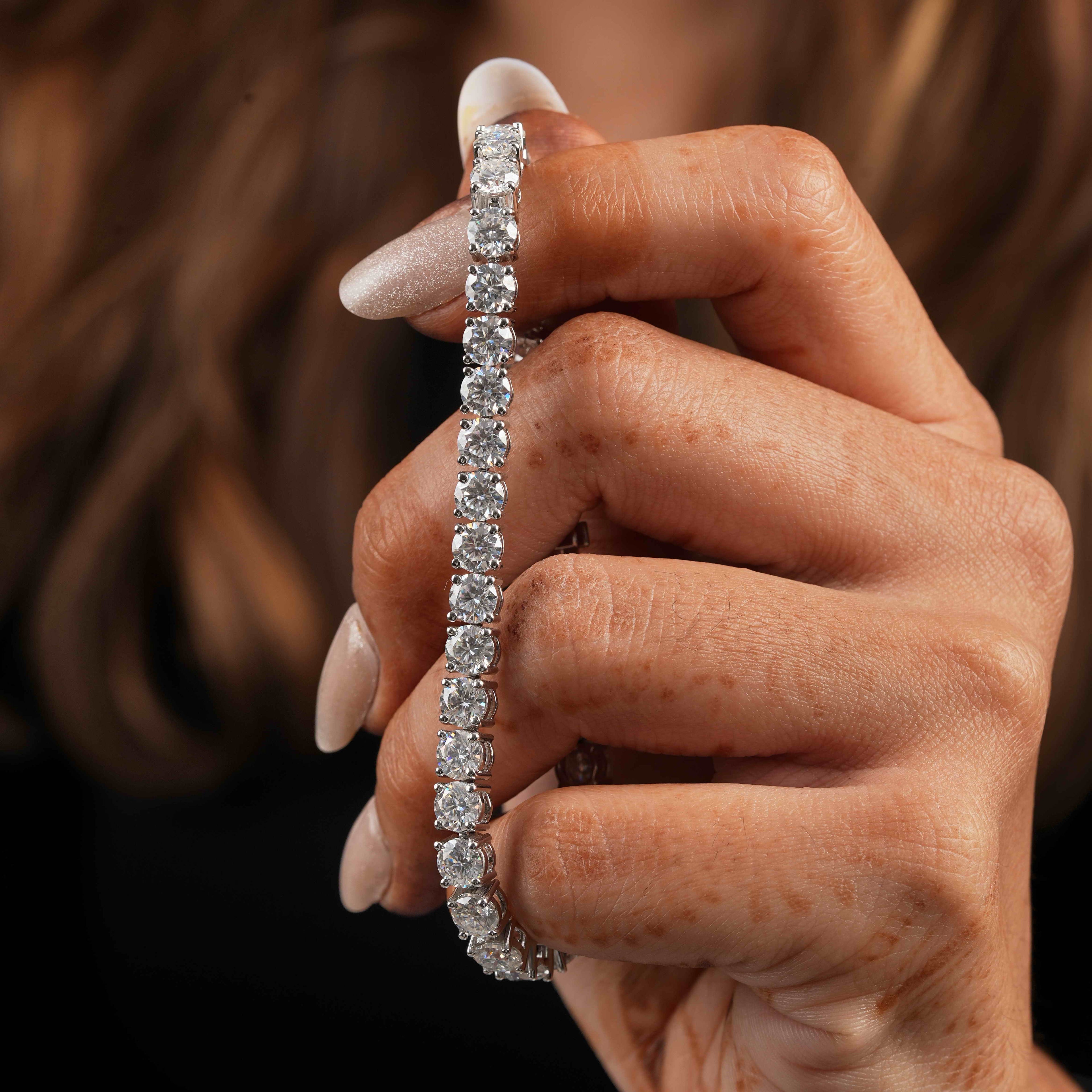 5 MM Round Shaped Tennis Bracelet