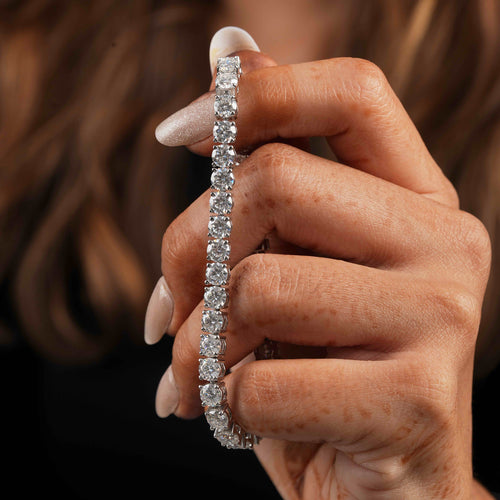 5 MM Round Shaped Tennis Bracelet
