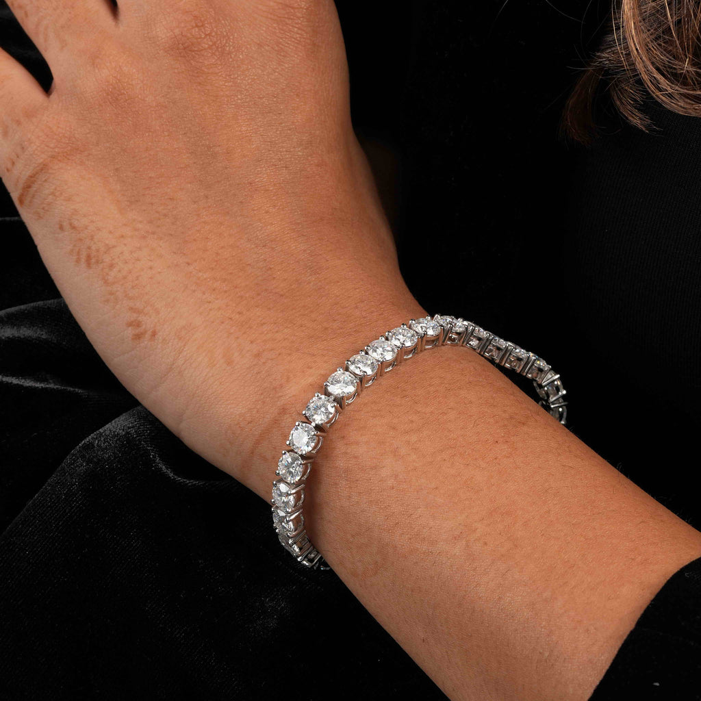 6 MM Round Shaped Tennis Bracelet