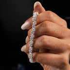0.50 CT Heart Shaped Tennis Bracelet