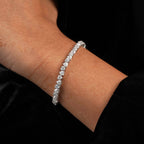 0.25 CT Heart Shaped Tennis Bracelet