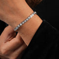 0.25 CT Princess Shaped Tennis Bracelet