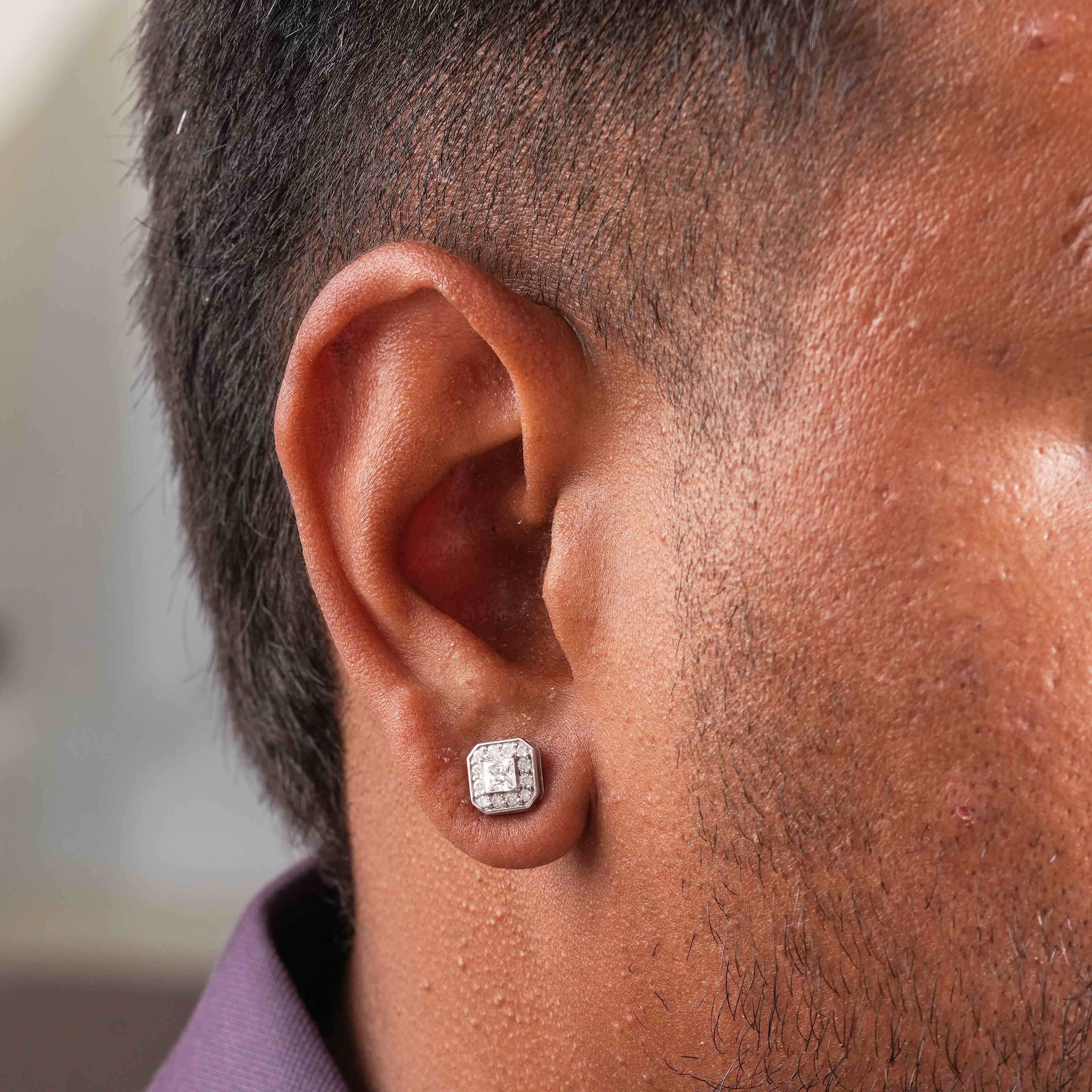 Princess Hexagon Shape Earring(1 PC)