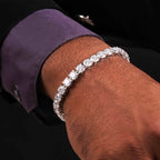 6.5 MM Round Shaped Tennis Bracelet